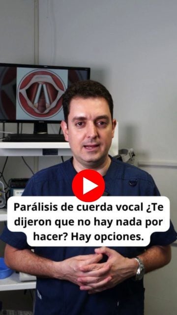 parálisis de cuerda vocal